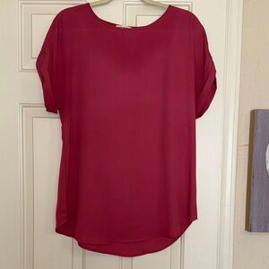 Elegant Dark Dusty Rose Women's Top